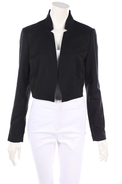 Blazer mercato nero Casa Bianca tagliato US 12 = D 42 nero