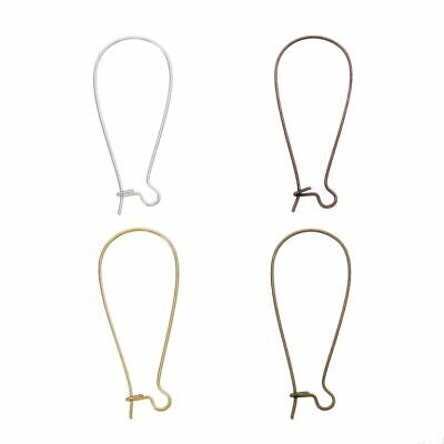 200 pcs (100 Pairs) Assortment of Kidney Earwire Earring Hooks -38x16mm – LARGE