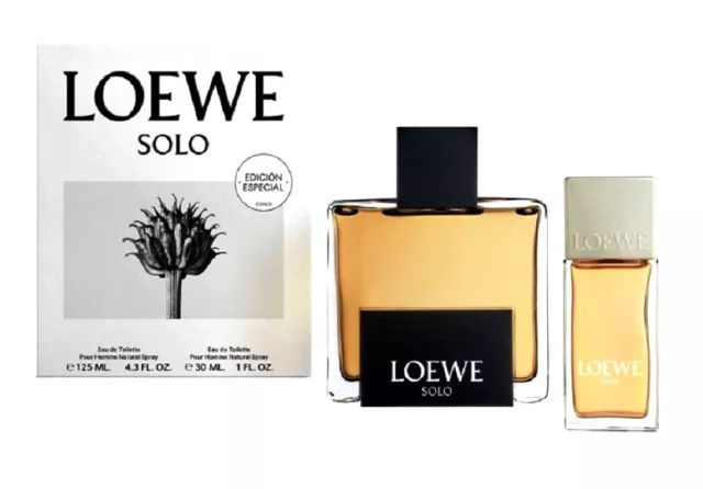 Loewe SOLO 125 ml. + 30 ml. eau de toilette spray 4.3 Fl. Oz. + 1 Fl. Oz.