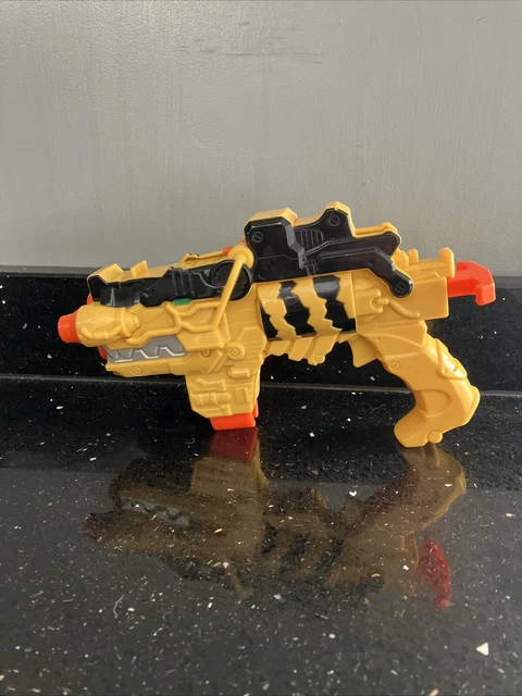 Power Ranger Yellow Gun POWER RANGERS DINO Charge Yellow Morpher Gun Darts Blaster Launch ...