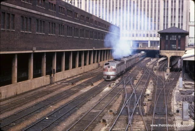 Brandneu Burlington Northern Last Empire Builder 1971 35 mm Original Kodachrome Rutsche