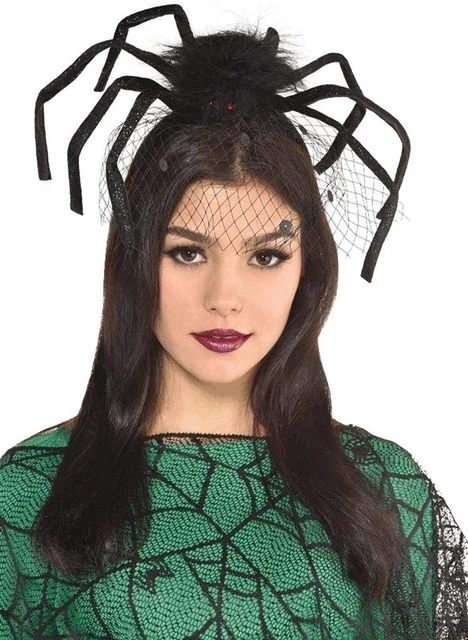 Black Widow Spider Headband - Veil - Costume Accessory - Adult Teen