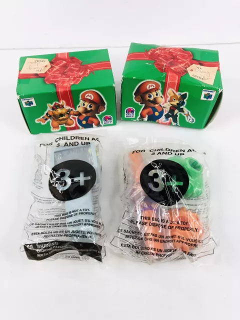 Nintendo 64 Super Mario Donkey Kong Fox McCloud Taco Bell Kids Meal box  (1997)
