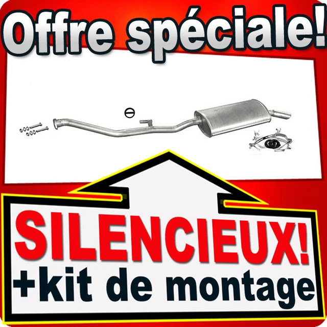 Kit échappement Complet Pour Mercedes C180 C200 W202 S202 1993-1996 - Silencieux Arrière - Neuf