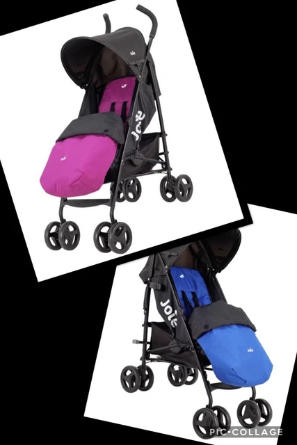 JOIE NITRO STROLLER Inc Footmuff And Rain Cover *reversible Cosy