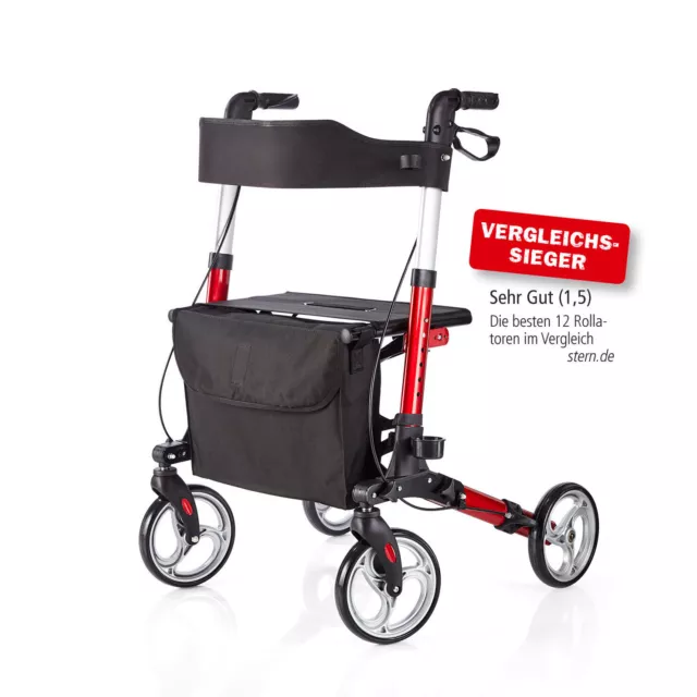 Rollator klappbar Leichtgewichtsrollator Laufhilfe Gehhilfe Gehwagen Neu