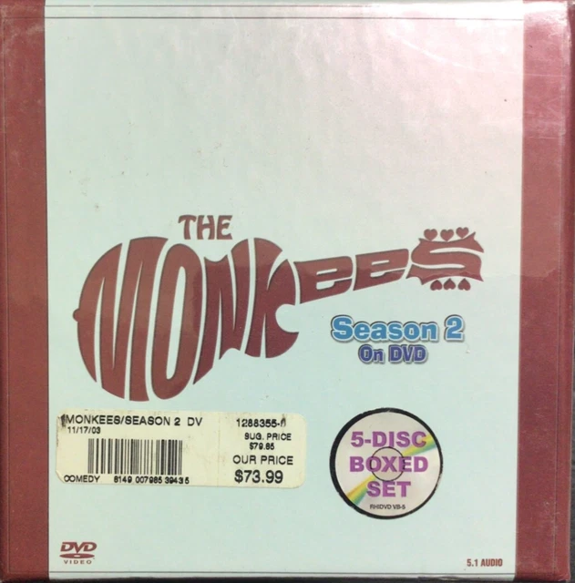 ザ・モンキーズ シーズン2 DVD BOX 5枚組 激レア 希少 楽天市場】新品北米版DVD！【MONKEES: SEASON 2】ザ・モンキーズ