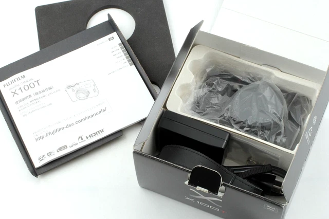 [MINT+++ in BOX] Fujifilm Fuji X100T X Series 16.3MP Black Digital Camera JAPAN