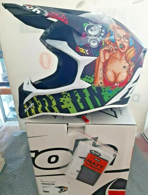 Casco airoh online wraap pin up