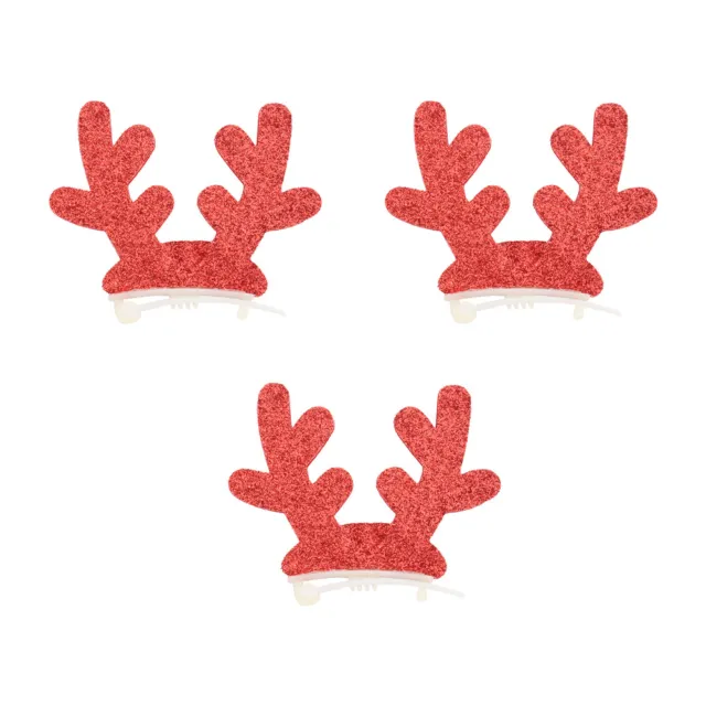 3 piezas horquilla de fiesta Navidad mascota joyas para el pelo pinzas para el pelo de animales