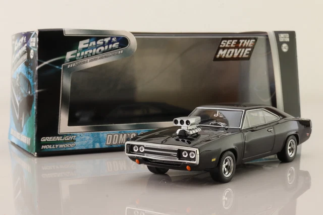 GREENLIGHT DODGE CHARGER 1970 Fast and Furious Dom 1/43 EUR 47,95