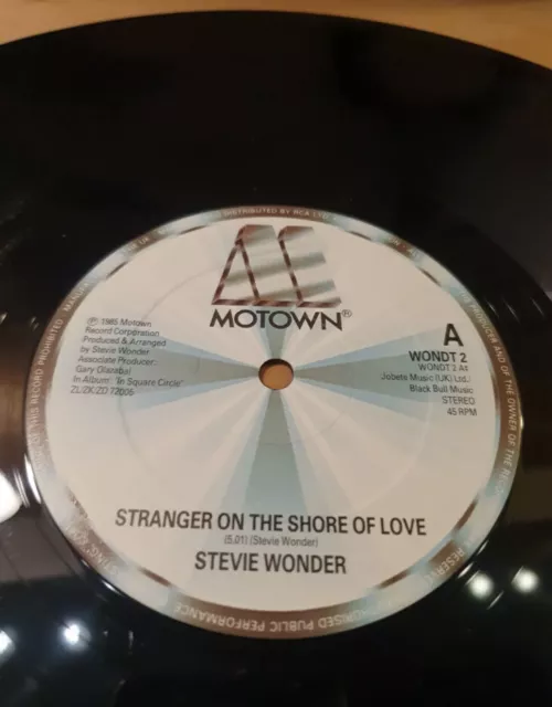 Stevie Wonder Stranger On The Shore Of Love UK 12" vinyl single record (Maxi) 2