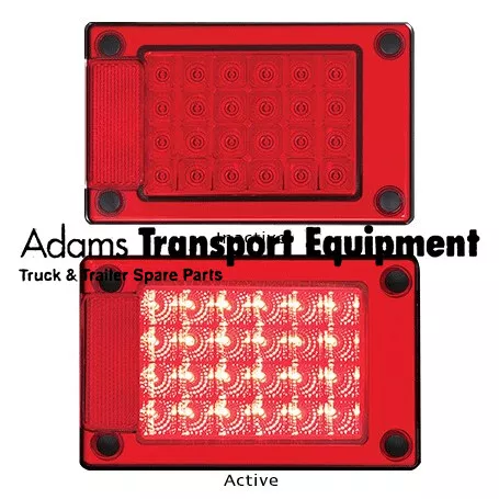 LED Autolamps 2x J3RM Stop/Tail Modules & Inserts 12/24V