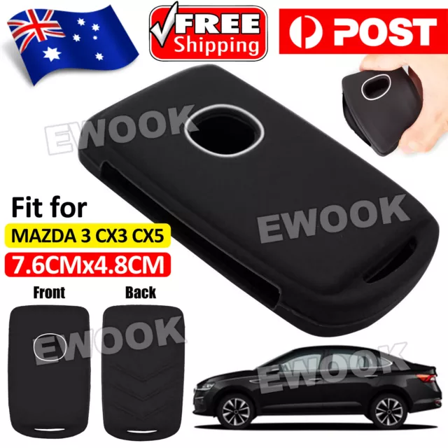 Silicone Key Cover For MAZDA 3 CX3 CX5 2021 2022 2024 Remote Case FOB