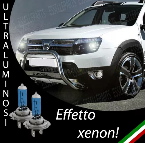 Coppia Lampade H7 Specifiche Per Dacia Duster Effetto Xenon Ultraluminosi