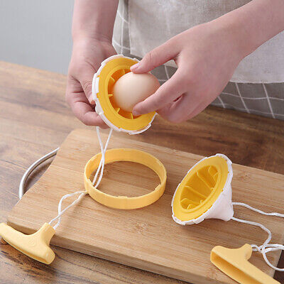 Egg Scrambler Shaker Whisk Hand Powered Golden Egg Maker Eggs Tuorlo Bianco Mixer Utensili da cucina Egg Maker 
