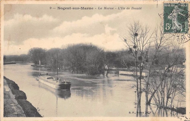 Cpa 94 Nogent Sur Marne La Marne L'ile De Beaute