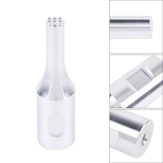 For Ultrasonic Plastic Welder 9 Points Welding Head Tip Silver Aluminum Alloy