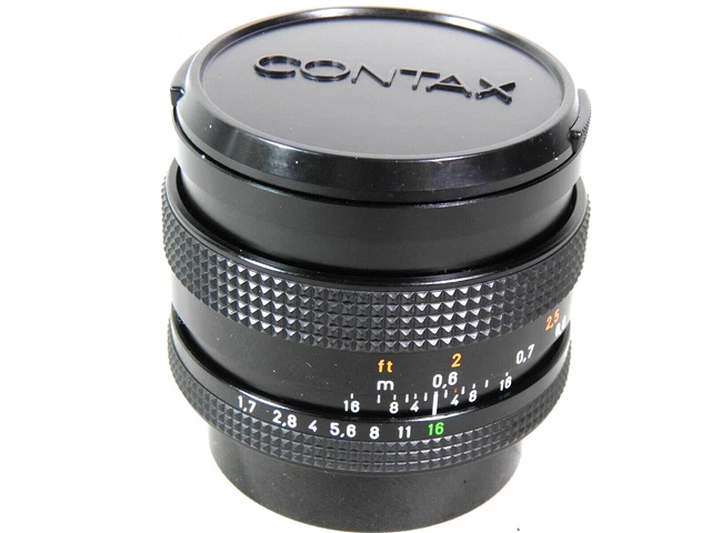 CARL ZEISS CONTAX OBJEKTIV C/Y PLANAR T* 1:1,7/50 mm MM J TYPE NEUWERTIG 1A TOP!