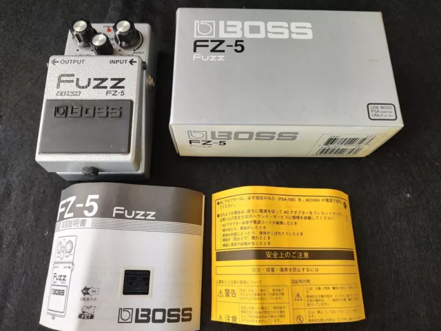 BOSS FZ-5 Fuzz Guitare Effet Pédale Avec / Manuel Et Boite , Used-f0314-