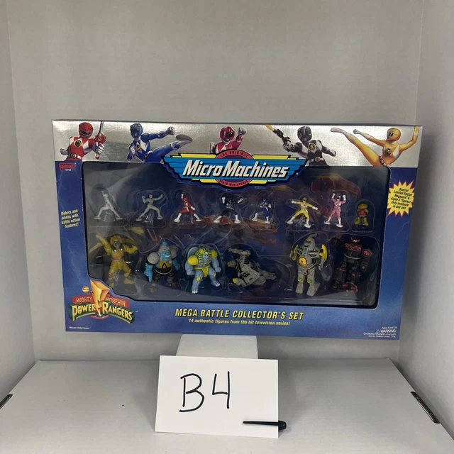 VINTAGE MICRO MACHINES Power Rangers Billy Blue Ranger Playset#Nib Et EUR 19,00 - ES
