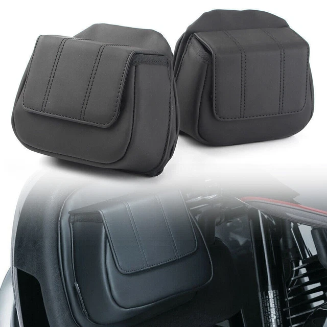 2x borsa tascabile carenatura porta inferiore adatta per Harley Touring Ultra Limited 2014-2020