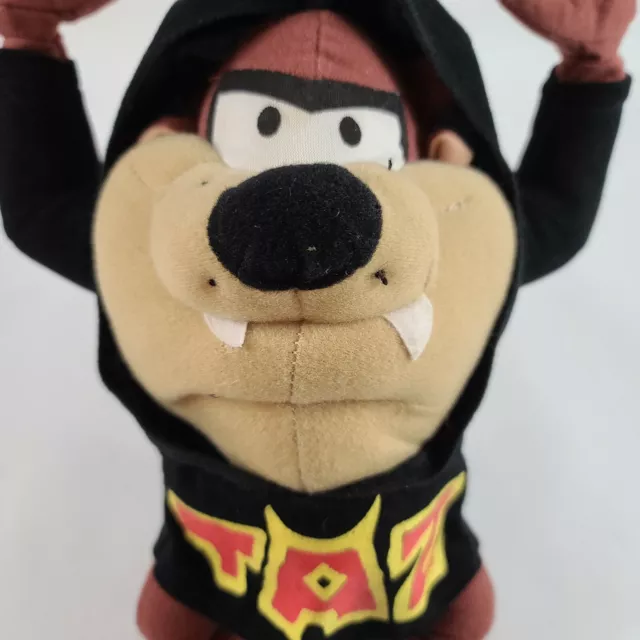 Looney Tunes Taz Tasmanian Devil 12" Black Hoodie Plush Stuffed Animal Nanco