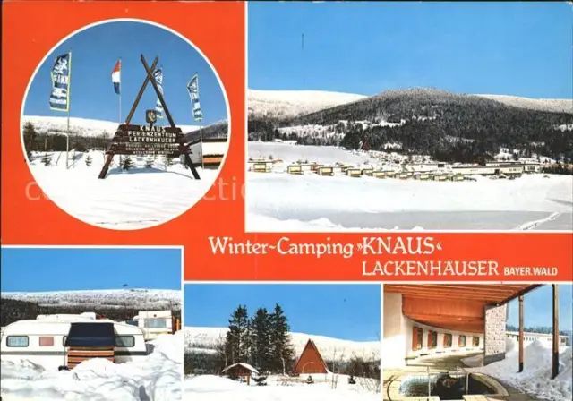 72001934 Lackenhaeuser Niederbayern Winter Camping Knaus  Neureichenau