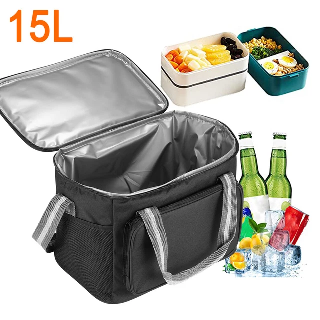 Kühltasche 15L Thermotasche Picknicktasche Groß Isoliert Faltbar Gefriertasche
