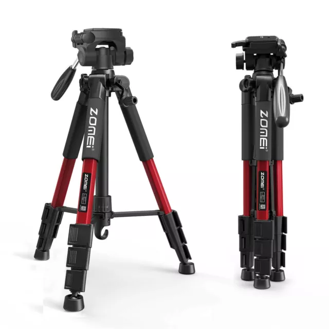 ZOMEI 55"Compact Light Weight Travel Portable Tripod for DSLR Canon Nikon Camera