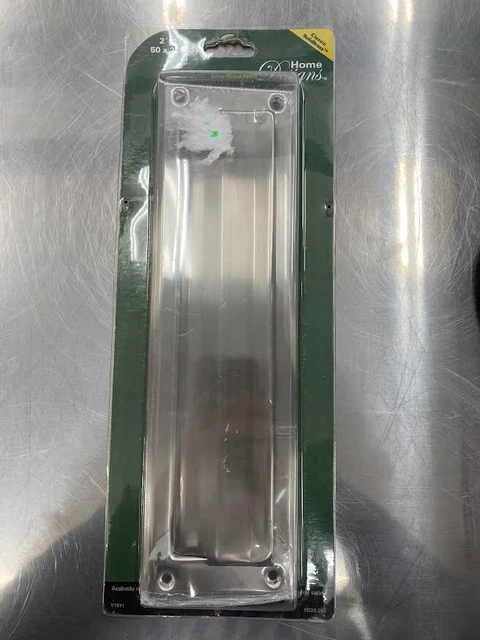National Hardware V1911 N325-290 2" x 11" Door or Wall Mail Slot Nickel Finish