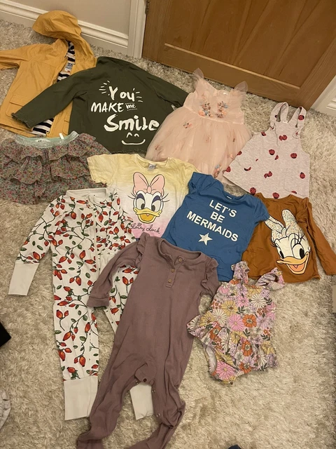 Big Baby Girls Clothes Bundle Age Size 18-24 Months 1.5-2 Years Next Coats Dress