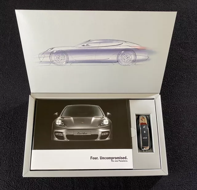 2009 PORSCHE Panamera Boxed Sales Brochure Prospekt + USB Drive British 10/08