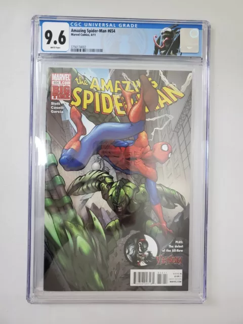Amazing Spiderman 654 CGC 9.6 Marvel 1st appearance Flash Thompson Becomes Venom