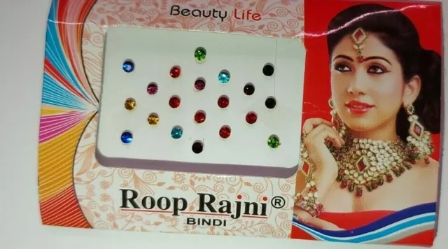 Diamante Bridal Bindi Forehead Gem Sticker Tattoo Face Bollywood Indian Fashions