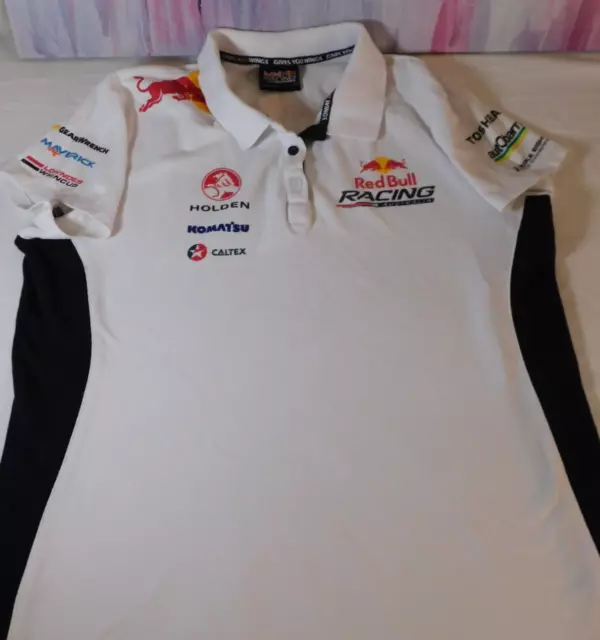Holden V8 Supercars Redbull Racing Polo Shirt Womens Size 18 Lowndes Whincup 888