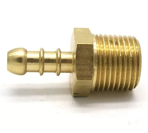 British Made 1/2" BSPT MALE FITTING TO LPG FULHAM NOZZLE TO 8mm I/D HOSE (30) 2