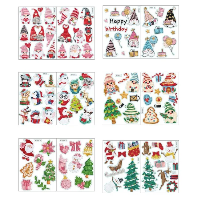 Brand New Diamond Stickers Christmas Decor Gift Home Non Fading Odorless