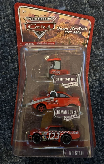 DISNEY WORLD OF CARS TEAM NO STALL Shirley Spinout Roman