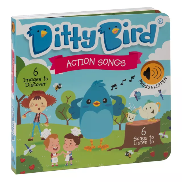 NEW Ditty Bird Action Songs Board Book