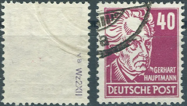 DDR, Köpfe II, Mi.- Nr. 336 va XII, gestempelt und geprüft.