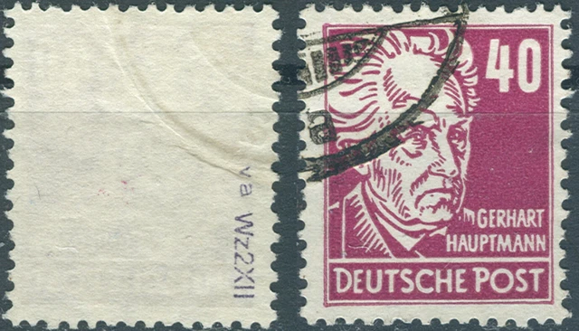 DDR, Köpfe II, Mi.- Nr. 336 va XII, gestempelt und geprüft.