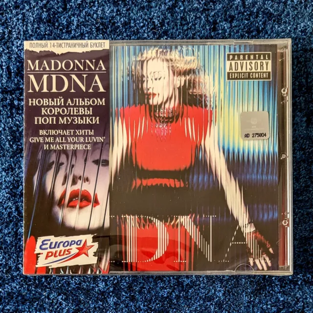 MADONNA SEALED MDNA CD (US EDITED ALBUM) 2012 PROMO HYPE STICKER Girl Gone Wild