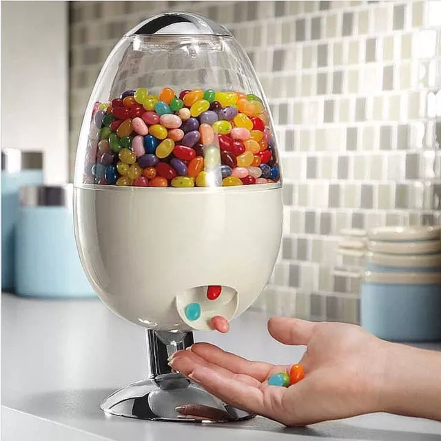 Automatic Treat Dispenser Motion Activated Touch free Gumball Candy Snacks P nut