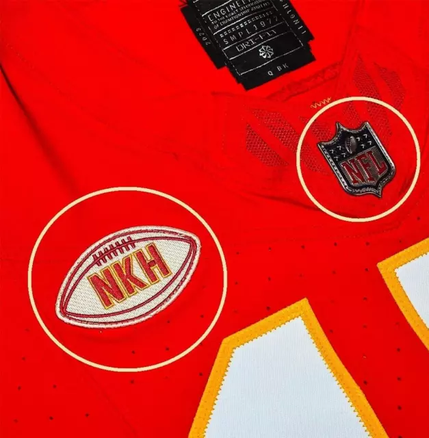 2023 SEASON KANSAS CITY CHIEFS "NKH" Norma Knobel Hunt Iron-on PATCH + NFL Tab