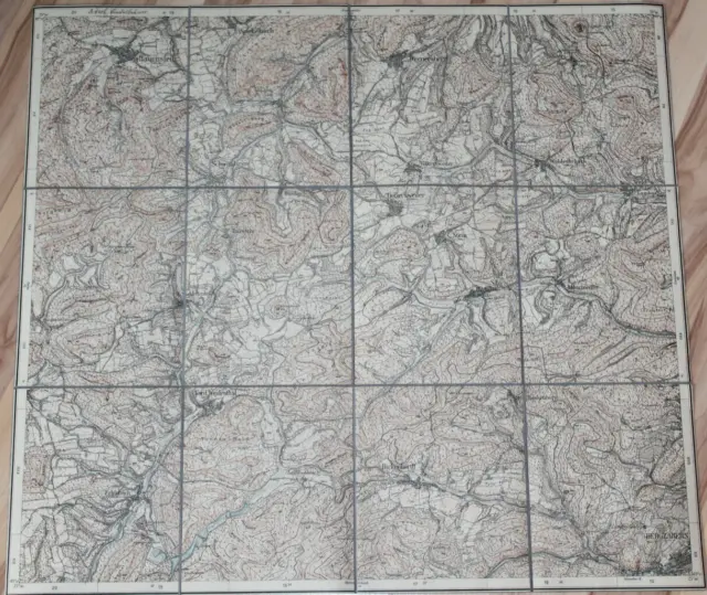 Topograph. Karte 48 BERGZABERN (1:25000/um 1925)