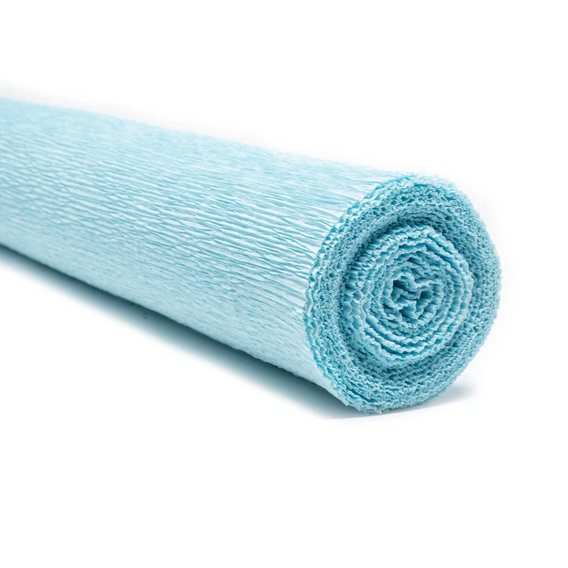 Crepé para Floristas - 50 X 250CM - Azul Claro