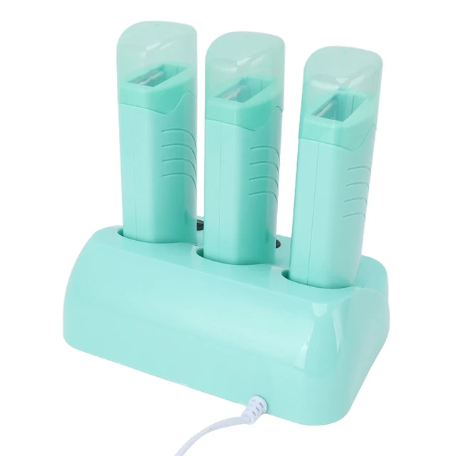 (US Plug 110V)3pcs Roller Wax Warmer Machine Independent Switch Hair Remove HG5
