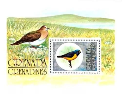 Timbre Oiseaux Grenade Grenadines BF17 ** (72369ER)