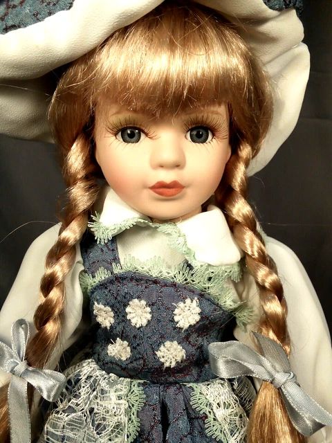 Porcelain doll  "Victoria " Genuine   Collection   16 " - 41 cm